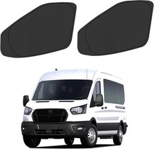 Front Side Window Sun Shade for 2015 Silver  Black-Fit 2015-2024 Ford Transit