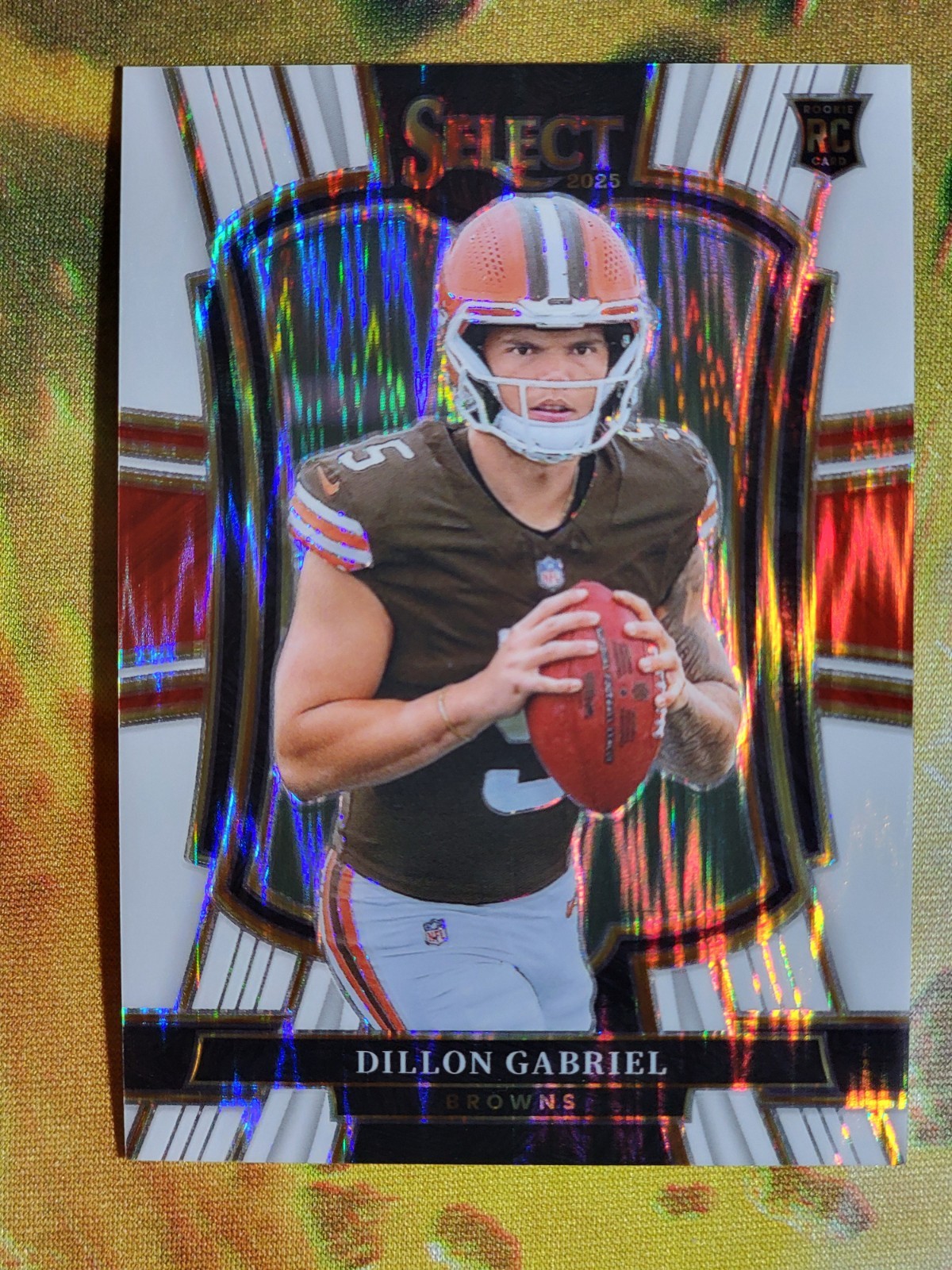 2025 Panini Select Football Dillon Gabriel #154 White Rookie /799 Browns