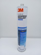 3M Marine Adhesive Sealant 5200 (06504) Permanent Bonding and 10 fl oz, Black