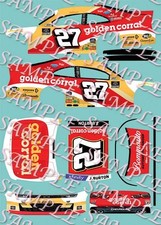 2025 Jeb Burton 27 Golden Corral 1/64 Peel Stick Decals
