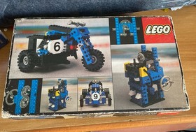 Vintage Lego Technic 854 1978 100% Original + Box And Instructions