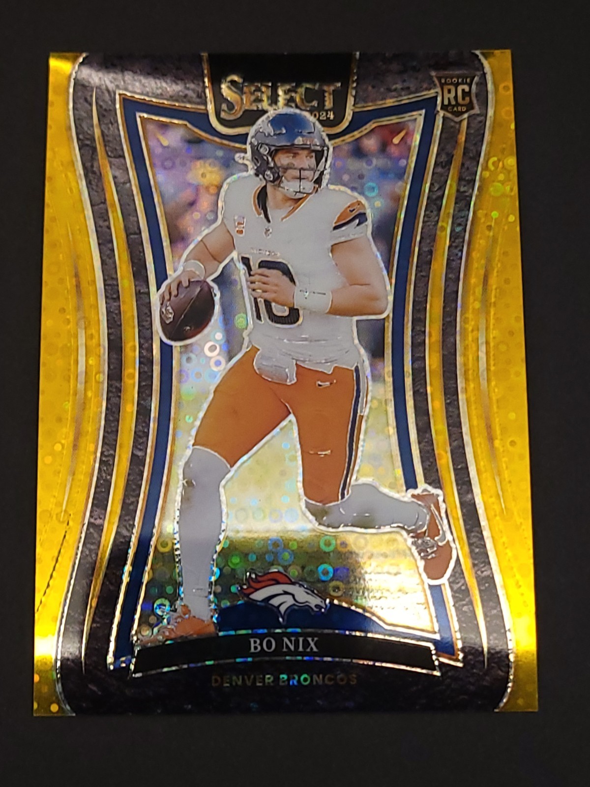 2024 Select Suite Level Gold Disco 9/10 Bo Nix Rookie