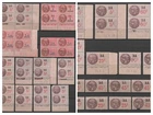 TAX STAMPS FRANCE year 1936-1939 NEW without eraser