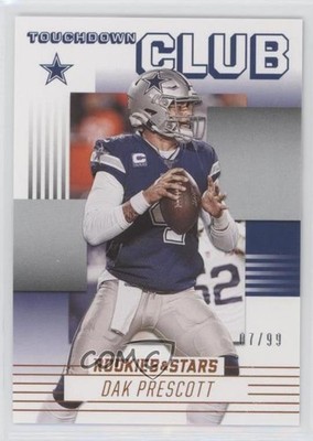 2020 Panini Rookies & Stars Touchdown Club Orange 7/99 Dak Prescott #TC-4 x5u