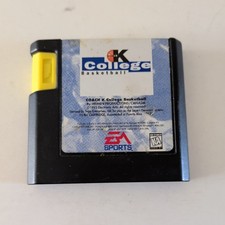 Coach K College Basketball (Sega Genesis, 1995) EA Sports Authentic Game Cart