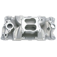 Edelbrock Intake Manifold 2601 Performer Air-gap Dual Plane Aluminum For Sbc Edelbrock Intake Manifold 2601 Performer Air-gap Dual Plane Aluminum For Sbc
