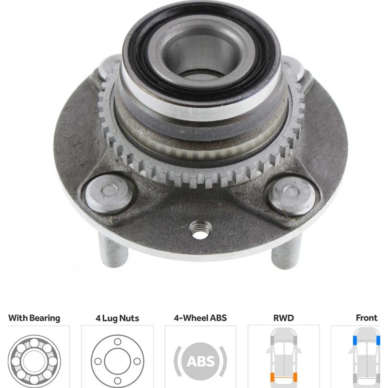 Wheel Hub For 1991-2005 Mazda Miata Convertible Foto 3 de 4