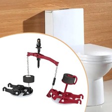 Toilet Flapper Metal Chain Easy to Install Good Performance Replacement Kit