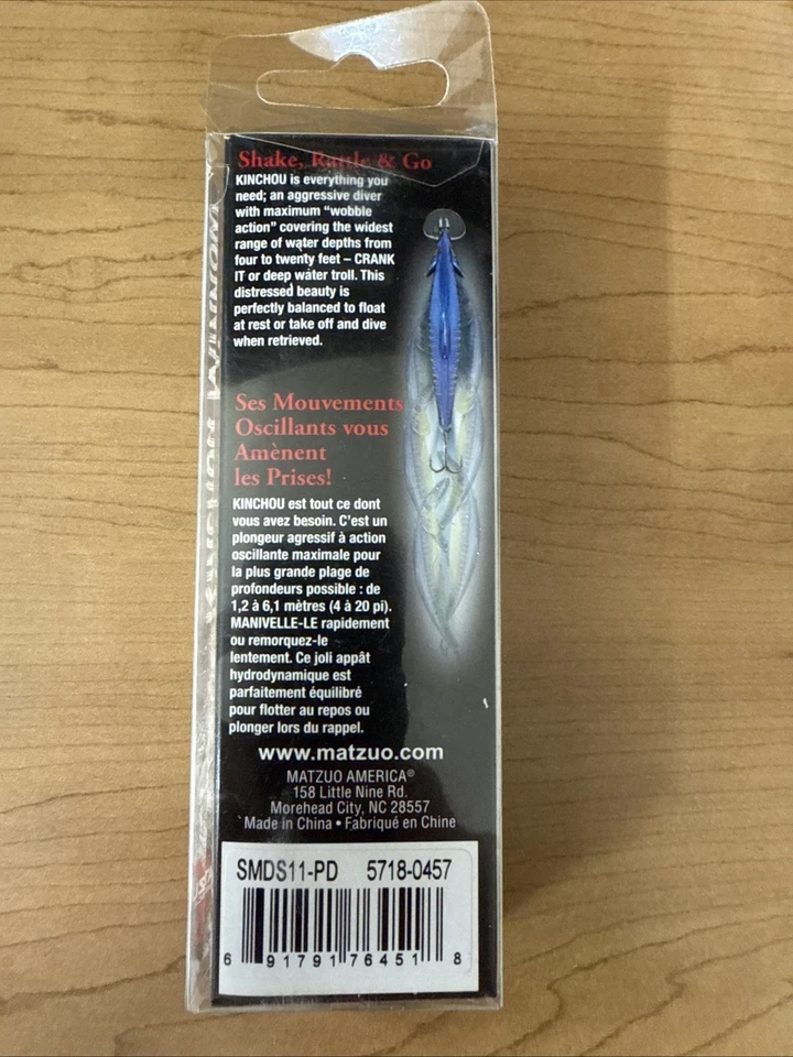 Lote de 5 Matzuo Kinchou Minnow multicolor 3-smds11 2- Smds9 Foto 3 de 4