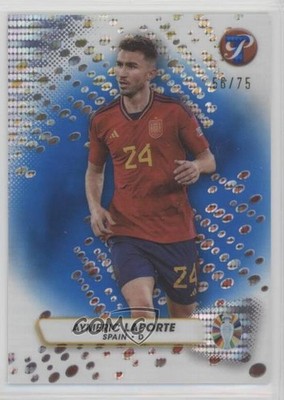 2023 Topps Pristine Road to UEFA Euro 2024 56/75 Aymeric Laporte #168 0z8w