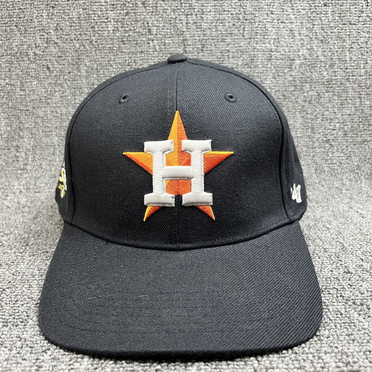 Houston Astros '47 Brand 2017 World Series Side Patch MVP Snapback Hat Black