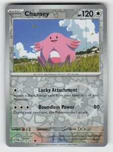 Chansey 133/167 Reverse Holo Common Twilight Masquerade