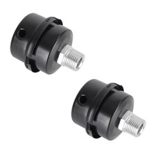 2Pcs 1/2 Inch For Air Compressor Intake Filter Paper Element Replacement