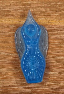 Brigid's Grove Goddess Statue Figure Pocket Winged Sovereign Blue