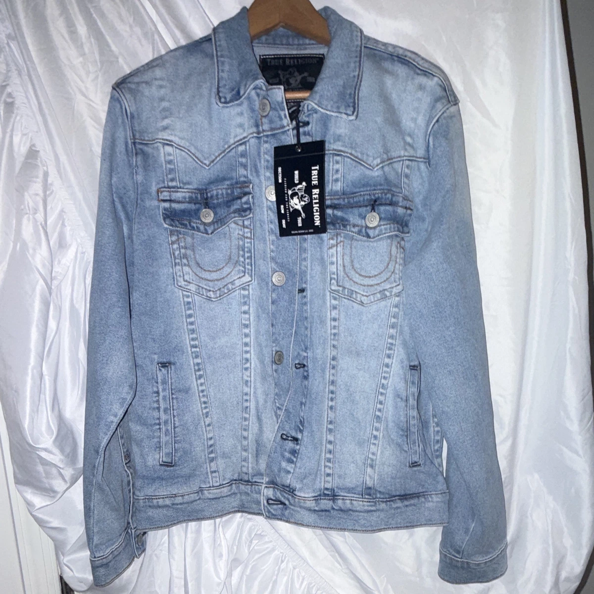 true religion jeans denim jacket products for sale | eBay