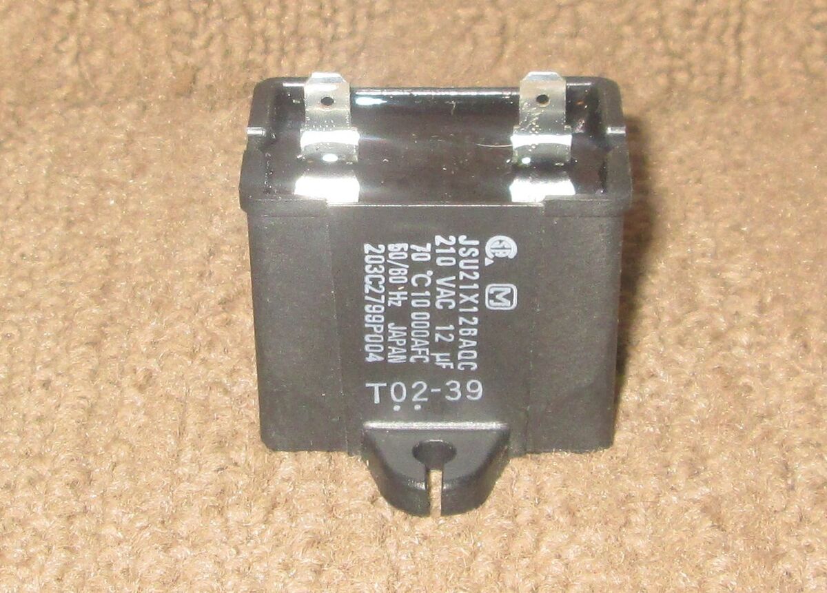 12MFD 210VAC Motor Run Capacitor 12uF JSU21X126AQC - Made in 12MFD 210VAC Motor Run Capacitor 12uF JSU21X126AQC - Made in