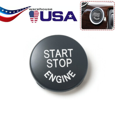 #ad Black Start Stop Engine Button Switch Cover For BMW E70 X6 E71 X1 E84 X3 E83 X5 $8.09