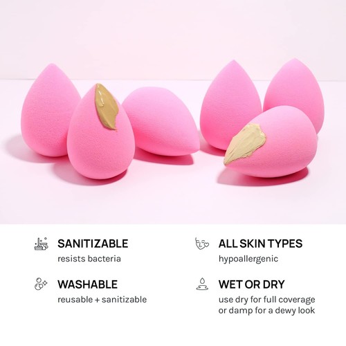 AOA Studio Collection makeup Sponge Set Latex Free and High-definition Set of - 第 5/8 張圖片
