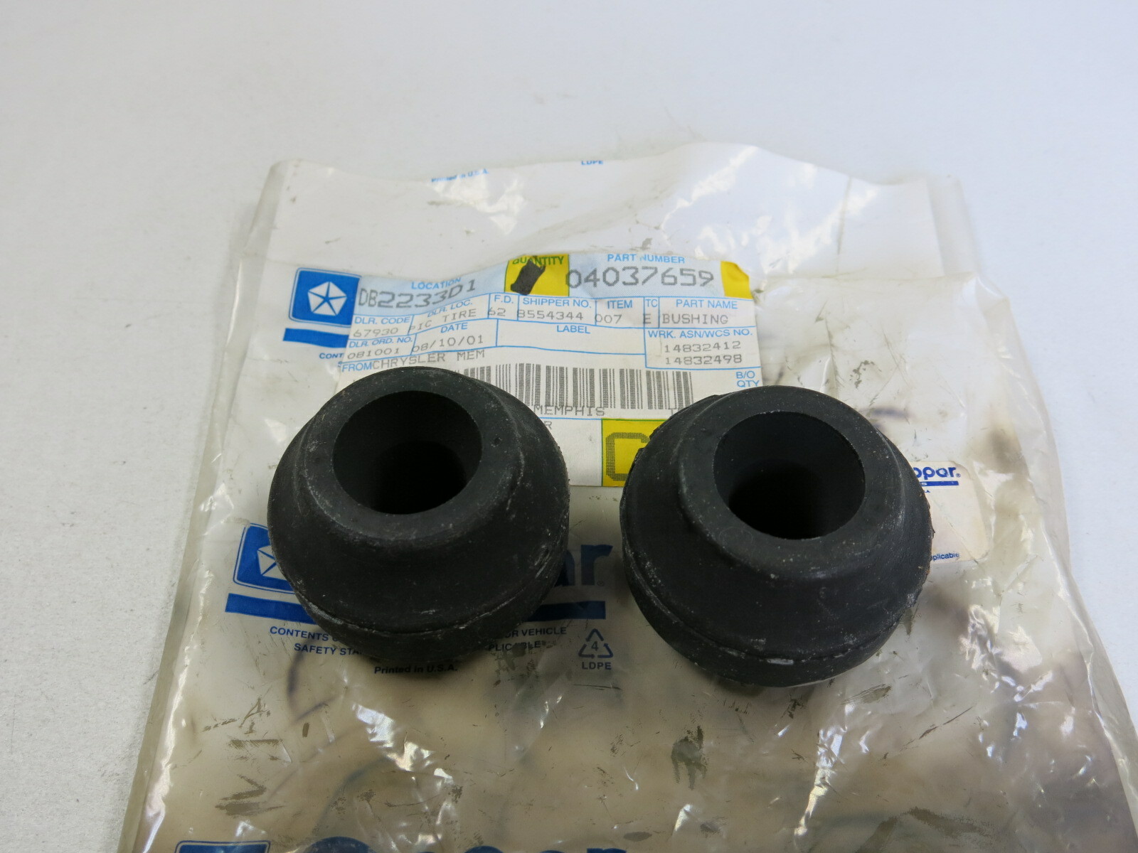 Mopar Strut Rod Rear Bushing 04037659 fits Dodge 19841994 eBay