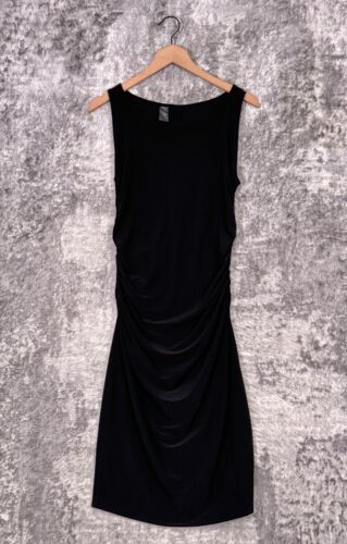 Norma Kamali Kulture Dress Large Womens Black Ruch