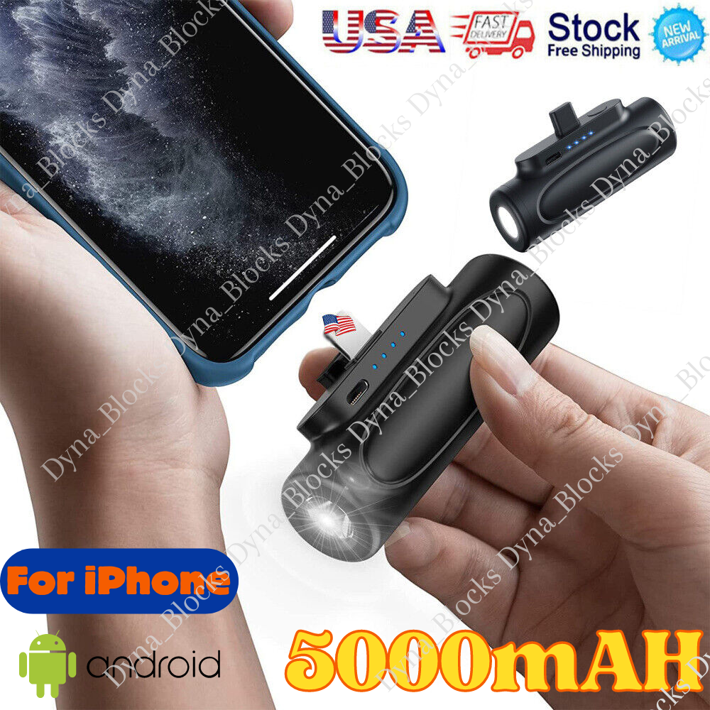 Portable Charger 5000mAh UltraCompact Power Bank Battery Pack For iPhone/Android-image