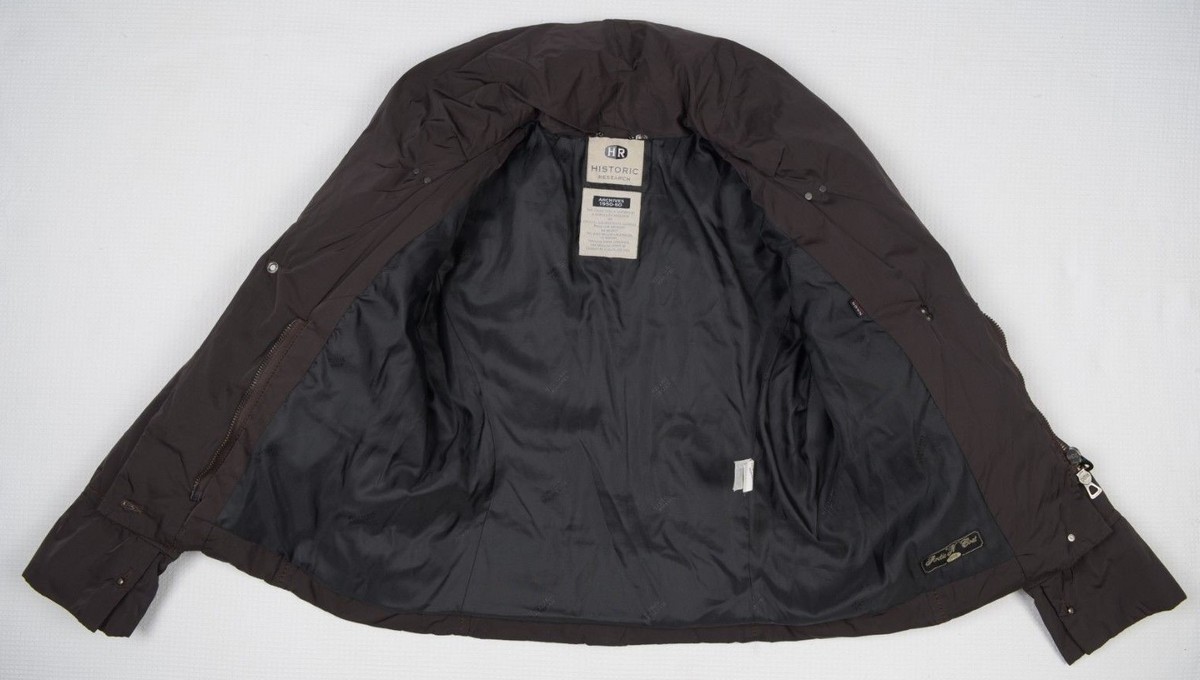 HISTORIC RESEARCH Womens Goose Down Jacket L Puffer Quilted Bomber  