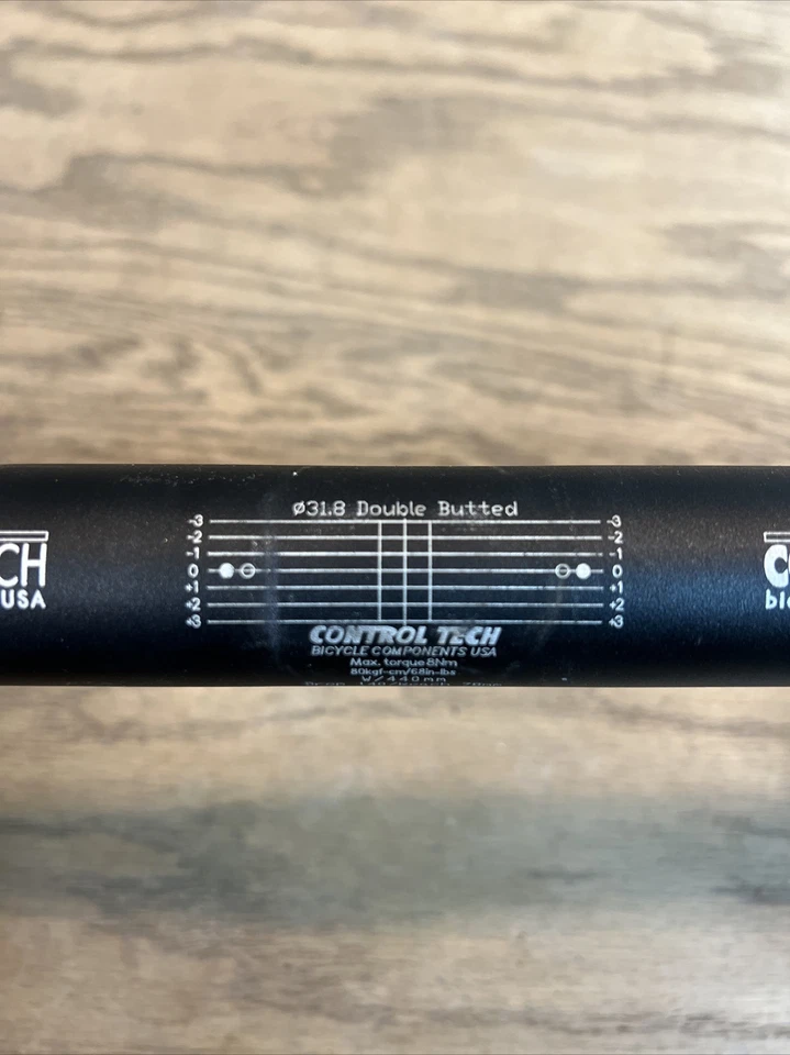 Control Tech USA Drop Bar Handlebar 31.8mm 440mm Drop 140mm Reach 78mm - Image 4 of 4