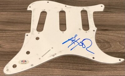 Peter Hook Joy Divison New Order Substance Signed Electric Guitar Pickguard PSA