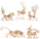 Wooden Puzzle 3D Mechanical Model Building Kits Gift