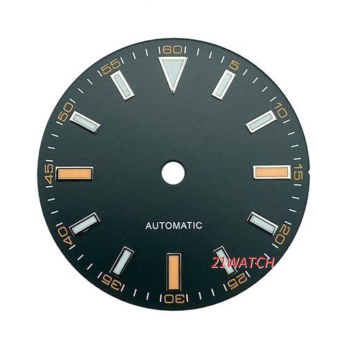 29mm Black Sterile Watch Dial Milgauss 
