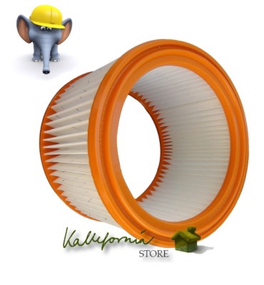 10 sacchetti filtro Kallefornia K911 e 1 filtro lavabile PES K704A, adatti per Flex VC 21 L MC in microtessuto non tessuto per aspirapolvere classe L con tappo antipolvere