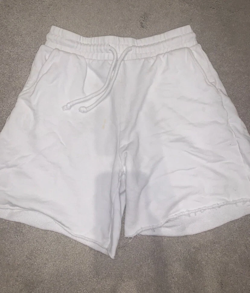 Small white best sale shorts