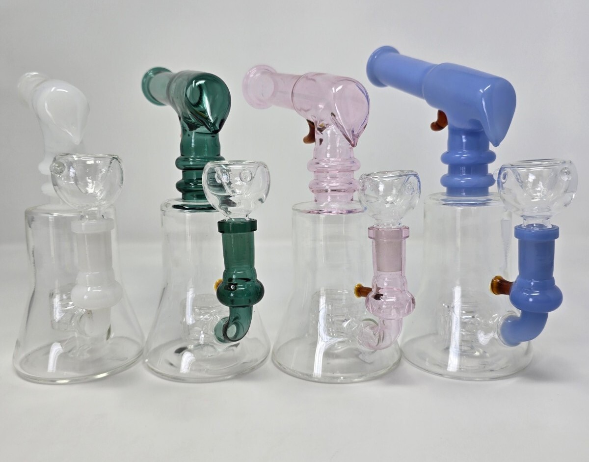 7 inch Water Gun Matrix Percolated Waterpipe 