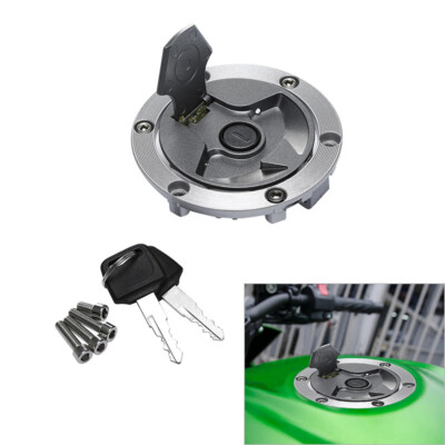 Fuel Gas Tank Cap Cover Lock Key Fit For Kawasaki ER250 ER300 Z250 Z300 13-16 14