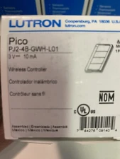 Lutron: PJ2-4B-GWH-L01 Wireless Controller 4 Button White