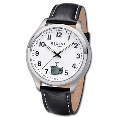 funkuhr herren lederarmband