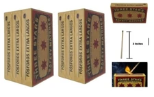 Swedish Match Three Stars Extra Long Safety Matches 6 Packs of 45 Strike each PK