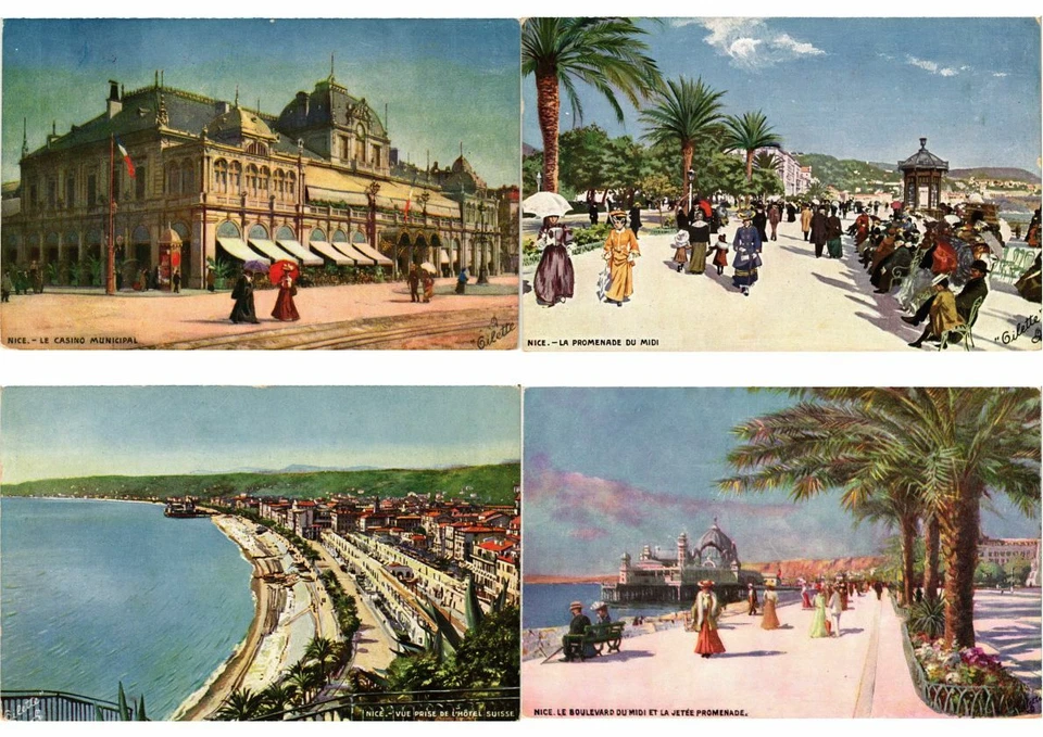 FRANCE NICE TUCK PUBLISHER Mostly OILETTE 48 Vintage Postcards (L2657) - Image 3 of 4