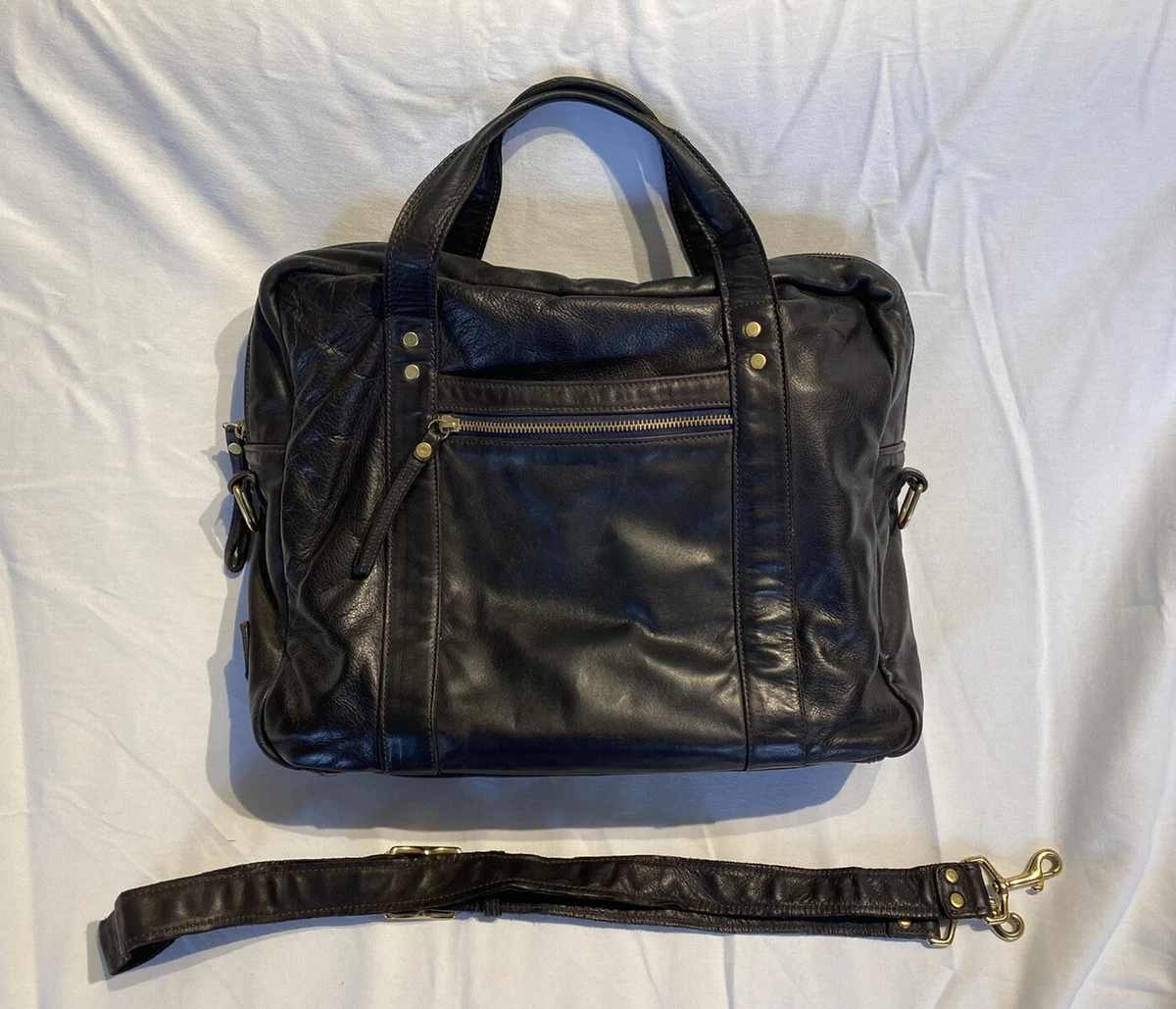 Ernest Alexander New York Leather Messenger Bag eBay
