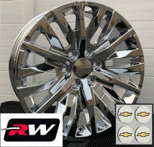 20 X9 Inch Chevy Silverado 1500 Oem Specs Wheels Chrome 2019 Sierra Denali Rims