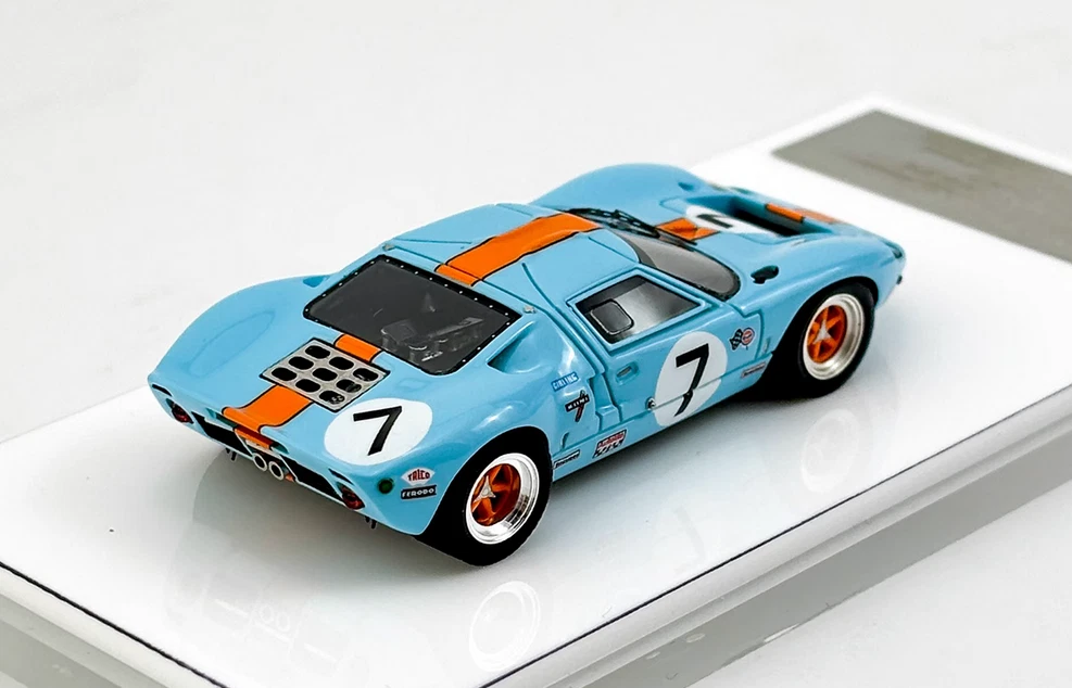 ZOOM 1/64 フォード Ford GT40 Mk.I #9 1/64 Scale Cars Ford GT40 #9 Gulf By Zoom Diecast Model