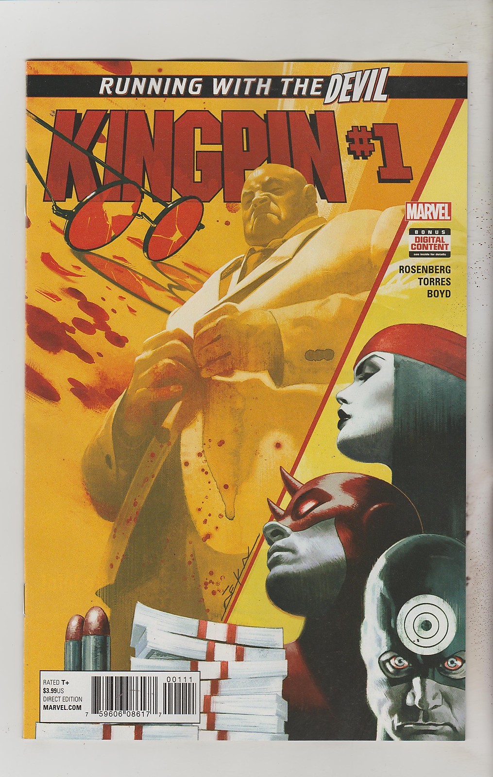 MARVEL COMICS KINGPIN #1 APRIL 2017 1ST PRINT NM