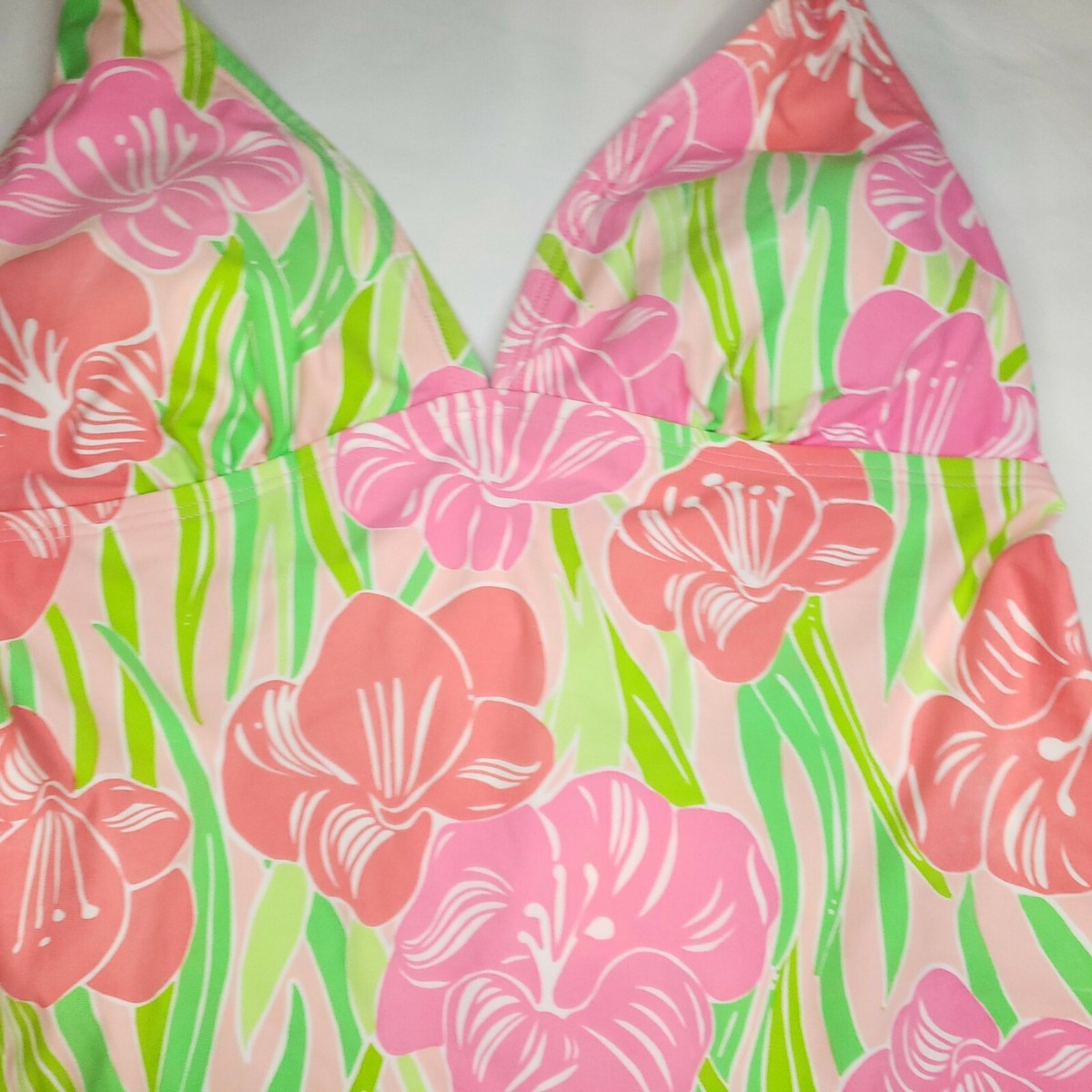 Lilly Pulitzer Womens Size XS Halter Tankini Swim Halter Top