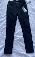 NWT Sofia Jeans by Sofia Vergara Women's Rosa Super Hi-Rise Ankle Black 2