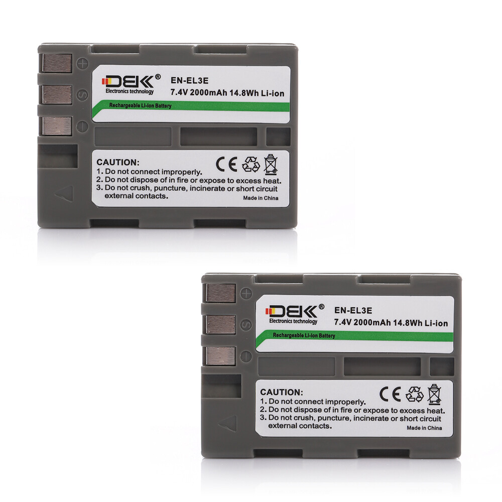 ENEL3E Battery / Charger for Nikon D50 D70 D80 D90 D100 D200 D300S