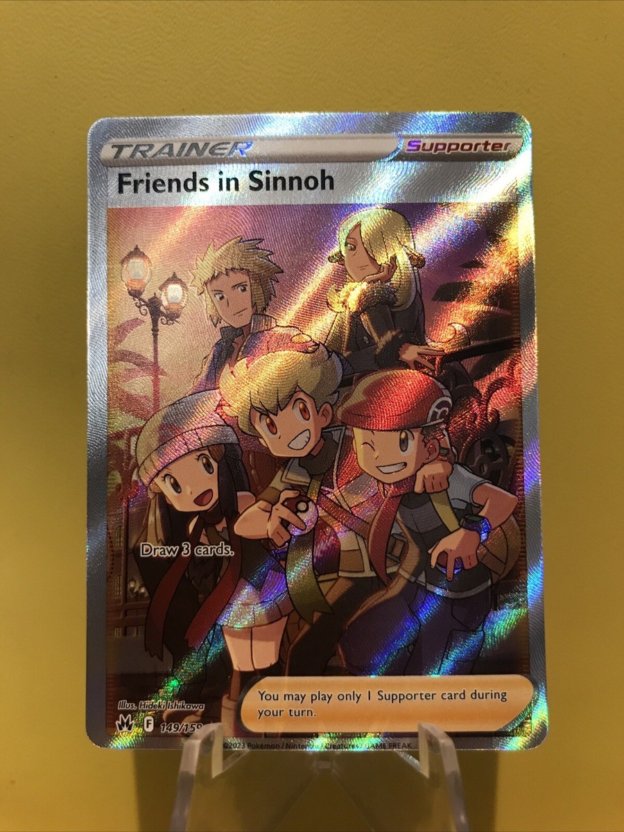 Friends in Sinnoh Full Art Pokémon TCG Crown Zenith 149/159 Holo