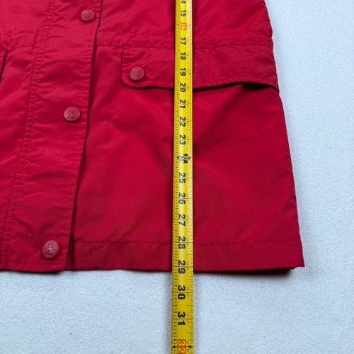 Vintage Arizona Jacket Medium Red Yellow Zip Up Hooded Windbreaker Rain Pockets - Picture 6 of 10