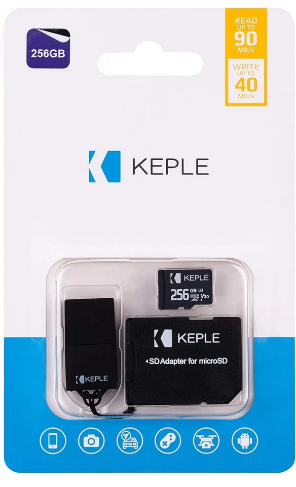 New Keple 256 GB SDHC SDXC SD Class 9p /40 MB/s Memory Card - Image 3 of 3