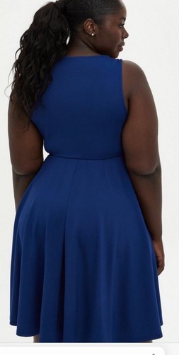 Womens Torrid Marvel Spider-Man Skater Dress Navy Blue Size 0 New With Tags - Picture 3 of 4