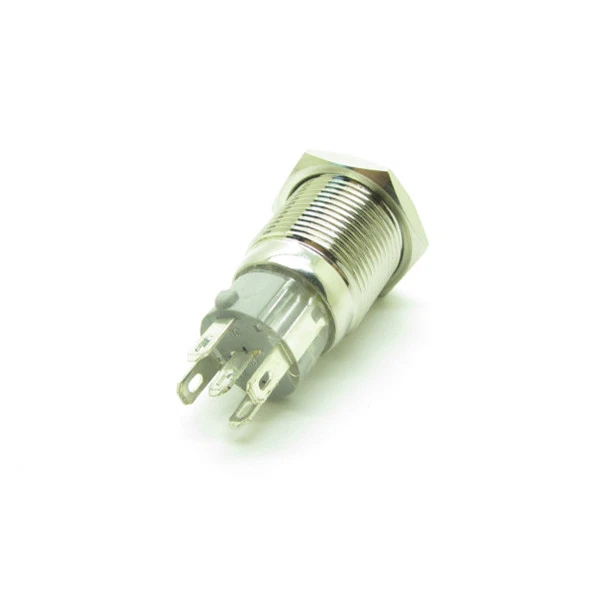 Anillo Interruptor Pulsador Luz LED Cierre Momento Impermeable 16mm 12V 24V 220 Foto 4 de 4